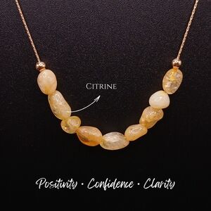 Elegant Citrine Necklace
